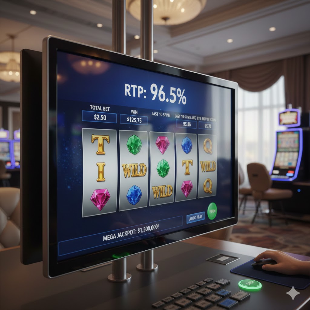 Slot online terbaru 2026 dengan RTP tinggi menampilkan antarmuka game modern dan statistik permainan transparan 12Hoki